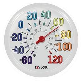 Taylor, Außenthermometer, großes und fettes Zifferblatt, himmelblau, 13,25 Zoll