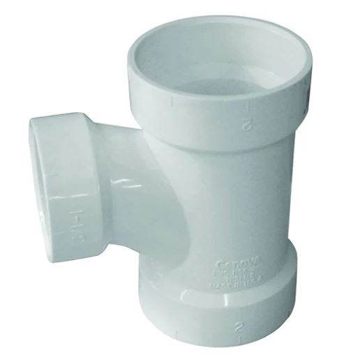 Genova-Produkte, Genova Products Sch. 40 PVC-DWV Reduzier-T-Stück Sanitär