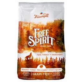 Triumph Freier Geist, Getreidefreies Hundefutter, Pute, Erbse & Süßkartoffel, 26 lbs.