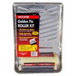 Wooster, Golden Flo Roller Kit, 3/8-In. Noppen, 9-In.