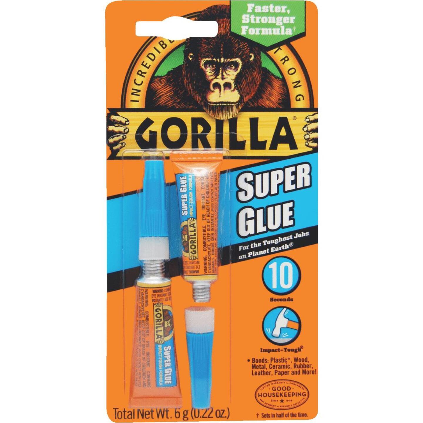 Gorilla, Gorilla 0,11 Unzen. Flüssig-Superkleber (2er-Pack)