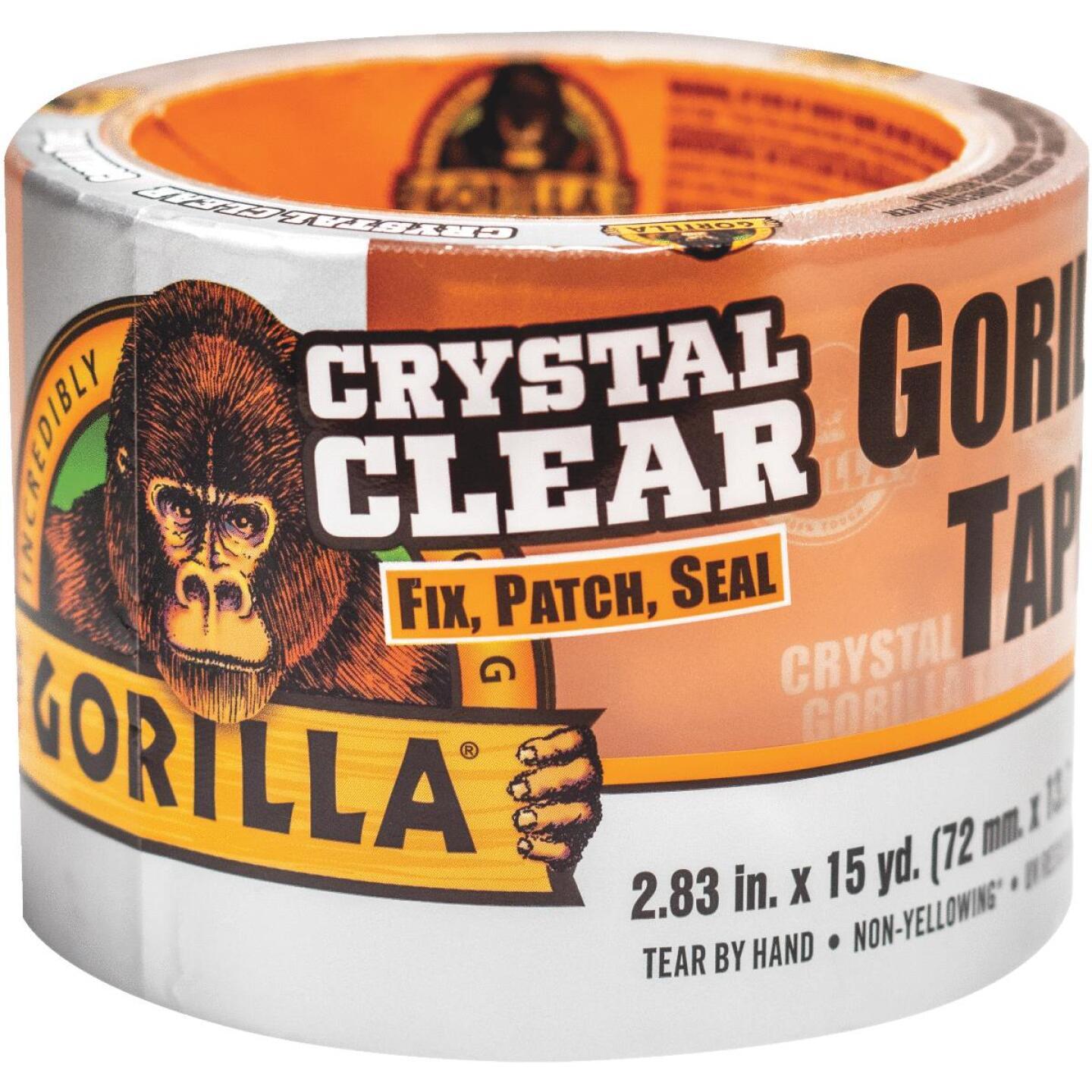 Gorilla, Gorilla 2.83 In. x 15 Yd. Kristallklares Duct Tape, klar