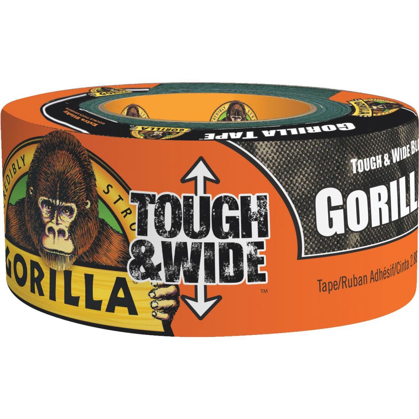 Gorilla, Gorilla 2.88 In. x 30 Yd. Robustes & breites Hochleistungs-Klebeband, schwarz