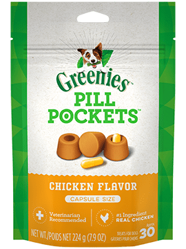 Greenies, Greenies PILL POCKETS™ Leckerlis für Hunde Hühnergeschmack Kapsel