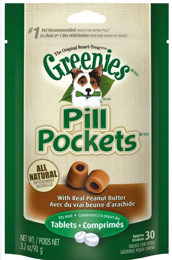 Greenies, Greenies Pill Pockets Canine Erdnussbutter Hundeleckerlis