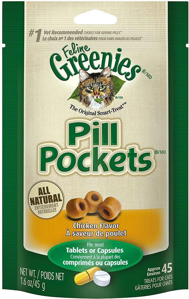 Greenies, Greenies Pill Pockets Katze Hühnergeschmack Katzenleckerlis