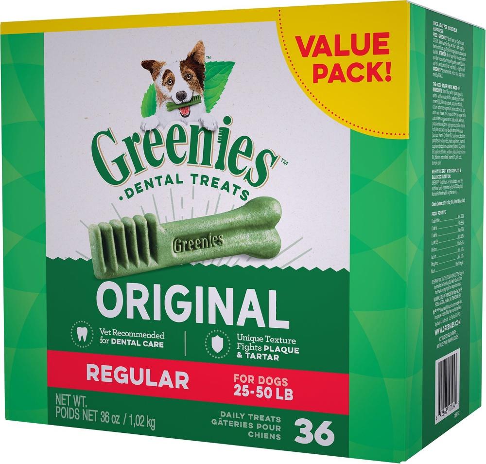 Grünlinge, Greenies Regular Original Zahnkausnacks für Hunde