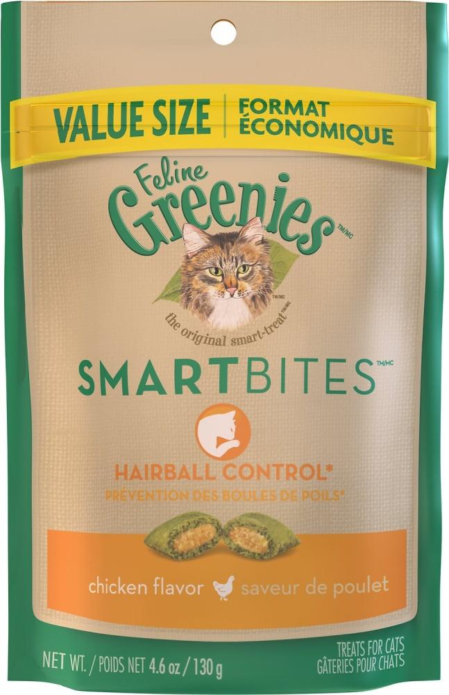 Greenies, Greenies Smartbites Haarballen Kontrolle Huhn Katze behandelt