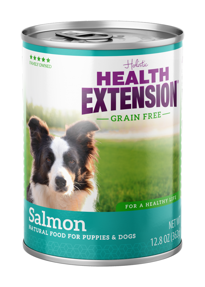 Gesundheit Erweiterung, Health Extension Holistic Getreidefreies 95% Lachs Dosenfutter für Hunde