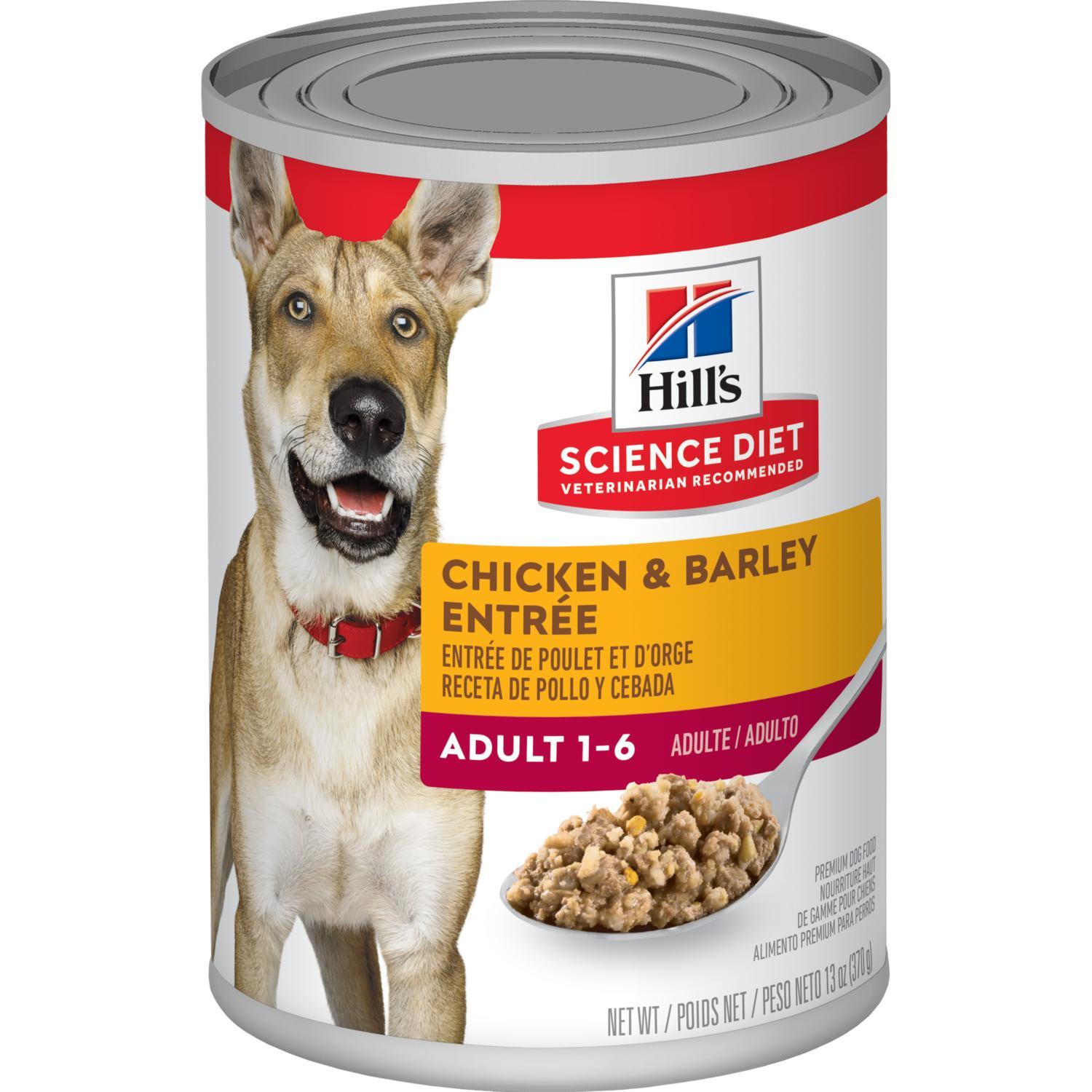 Hill's Tiernahrung, Hill's Science Diet Adult Huhn & Gerste Entrée Hundefutter