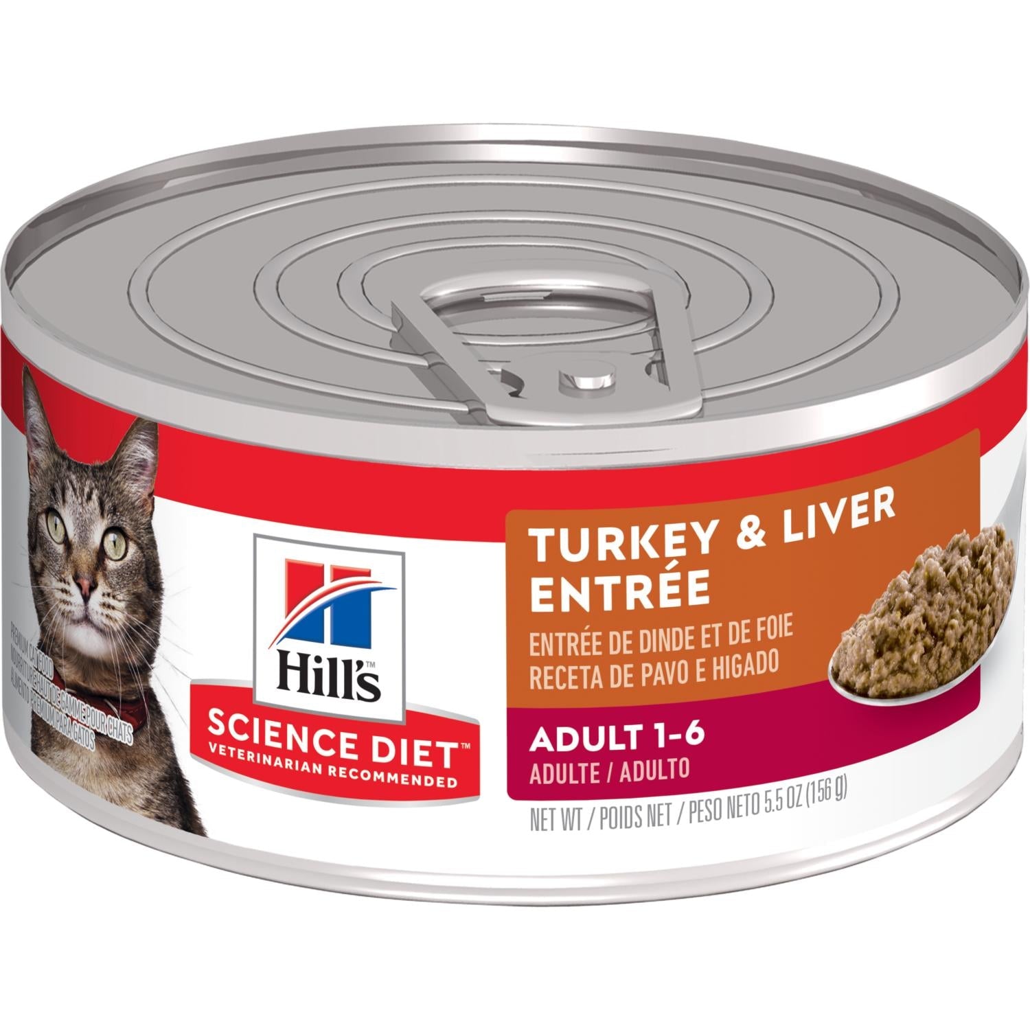 Hill's Tiernahrung, Hill's Science Diet Adult Turkey & Liver Entrée Katzenfutter