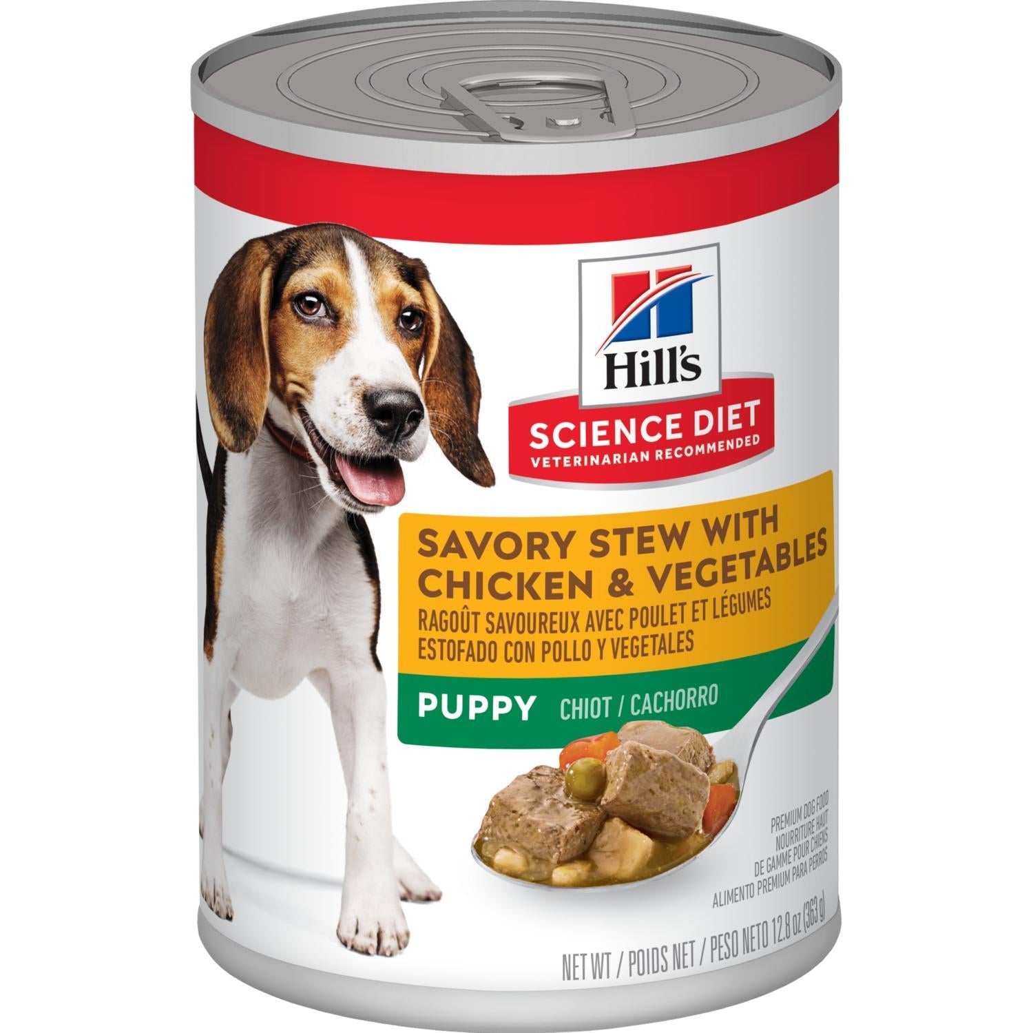 Hill's Tiernahrung, Hill's Science Diet Puppy Schmackhafter Eintopf mit Huhn und Gemüse