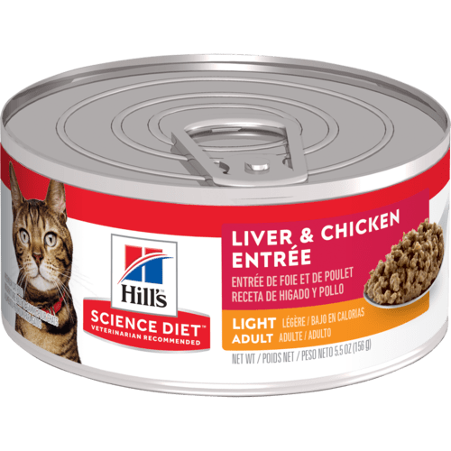 Hill's Tiernahrung, Hill's® Pet Nutrition Science Diet® Adult Light Leber & Huhn Entrée Katzenfutter