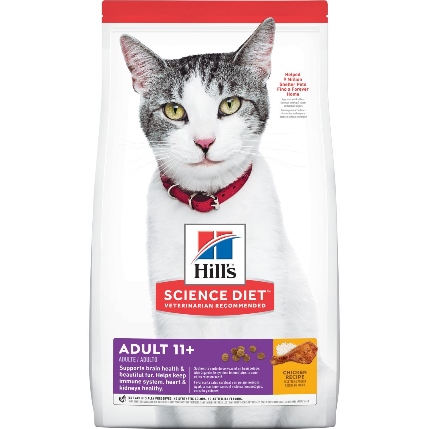 Hill's Tiernahrung, Hill's® Science Diet® Adult 11+ Huhn Rezeptur Katzenfutter