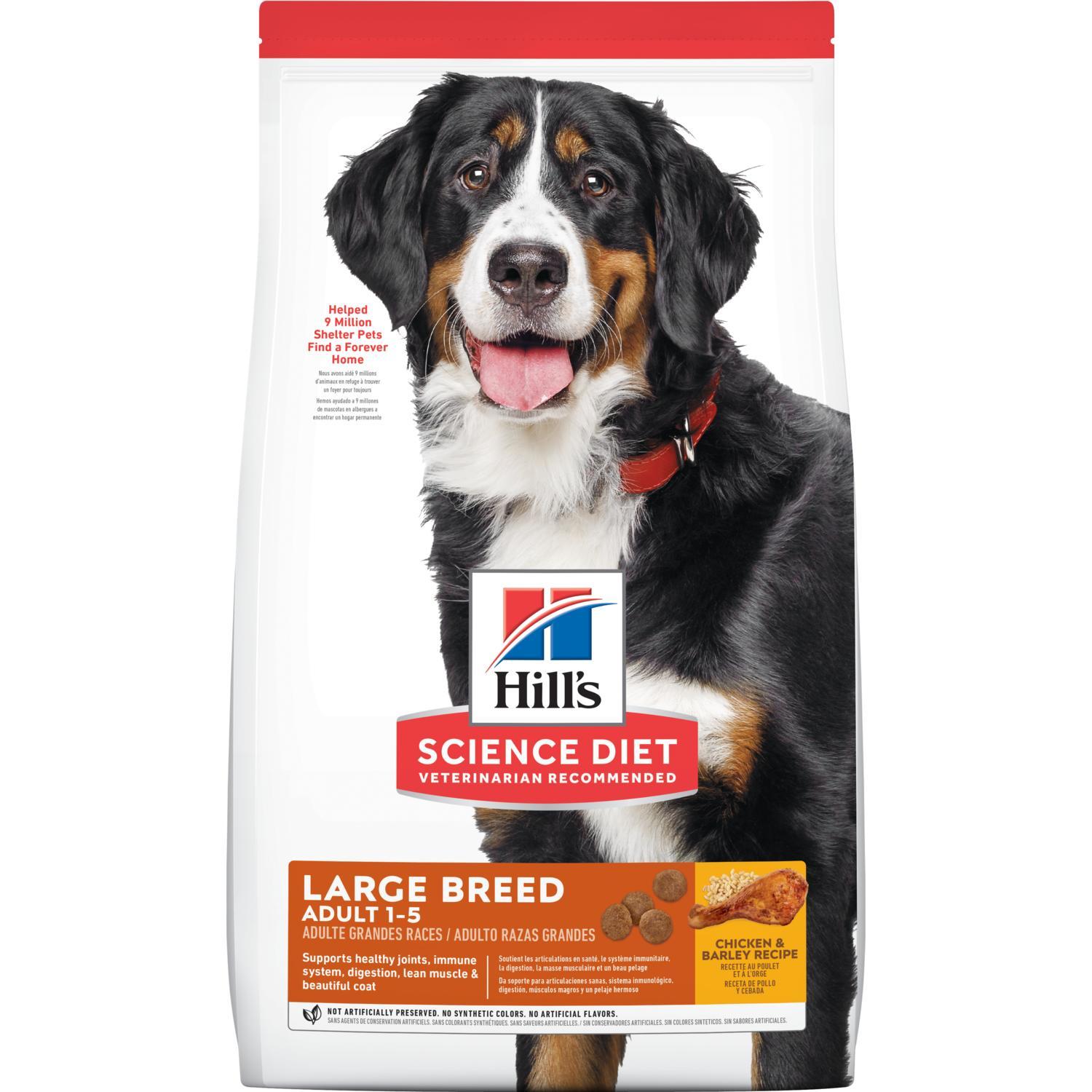 Hill's Tiernahrung, Hill's® Science Diet® Adult Hundefutter für große Rassen mit Huhn und Gerste nach Rezeptur