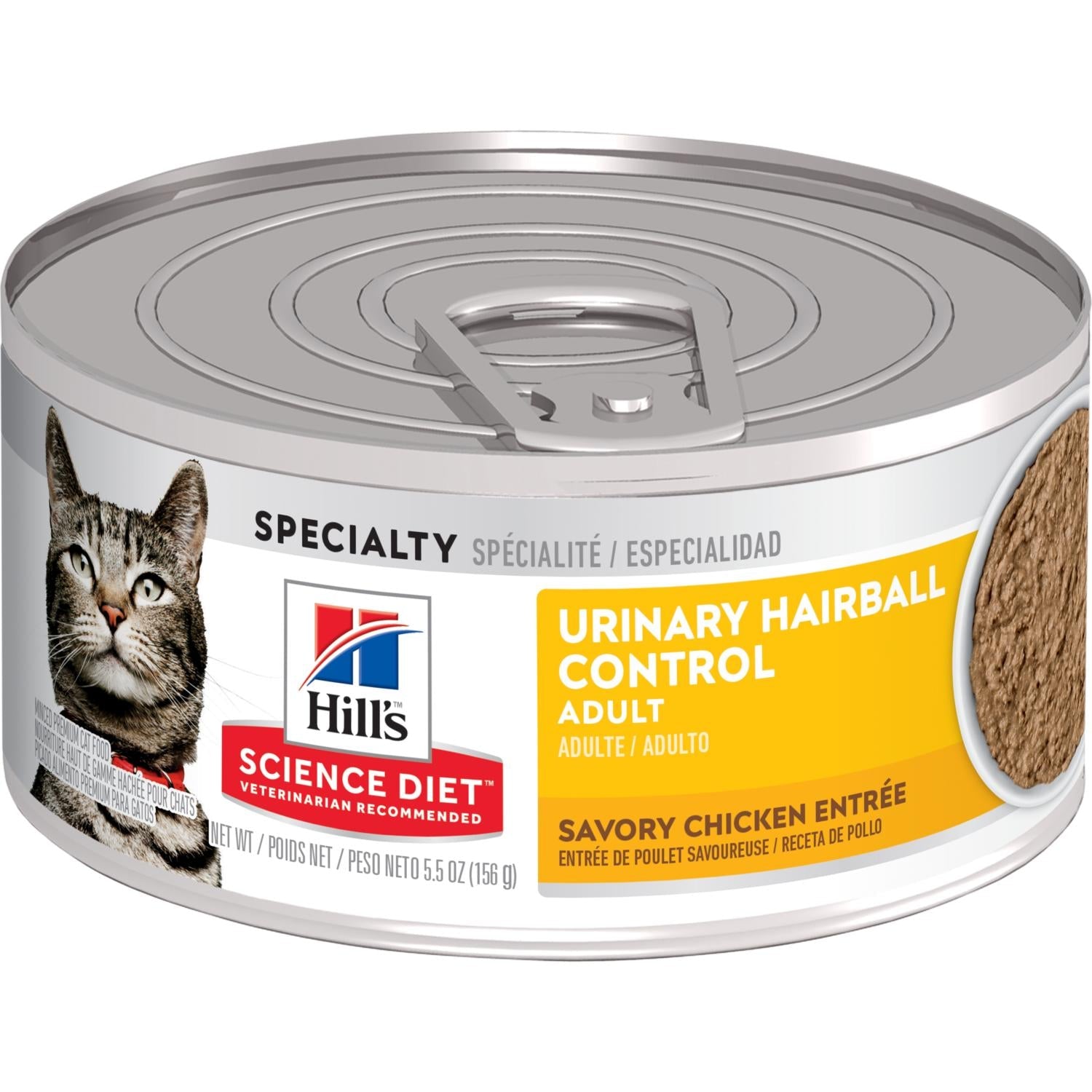 Hill's Tiernahrung, Hill's® Science Diet® Adult Urinary Hairball Control Savory Chicken Entrée Nassfutter für Katzen