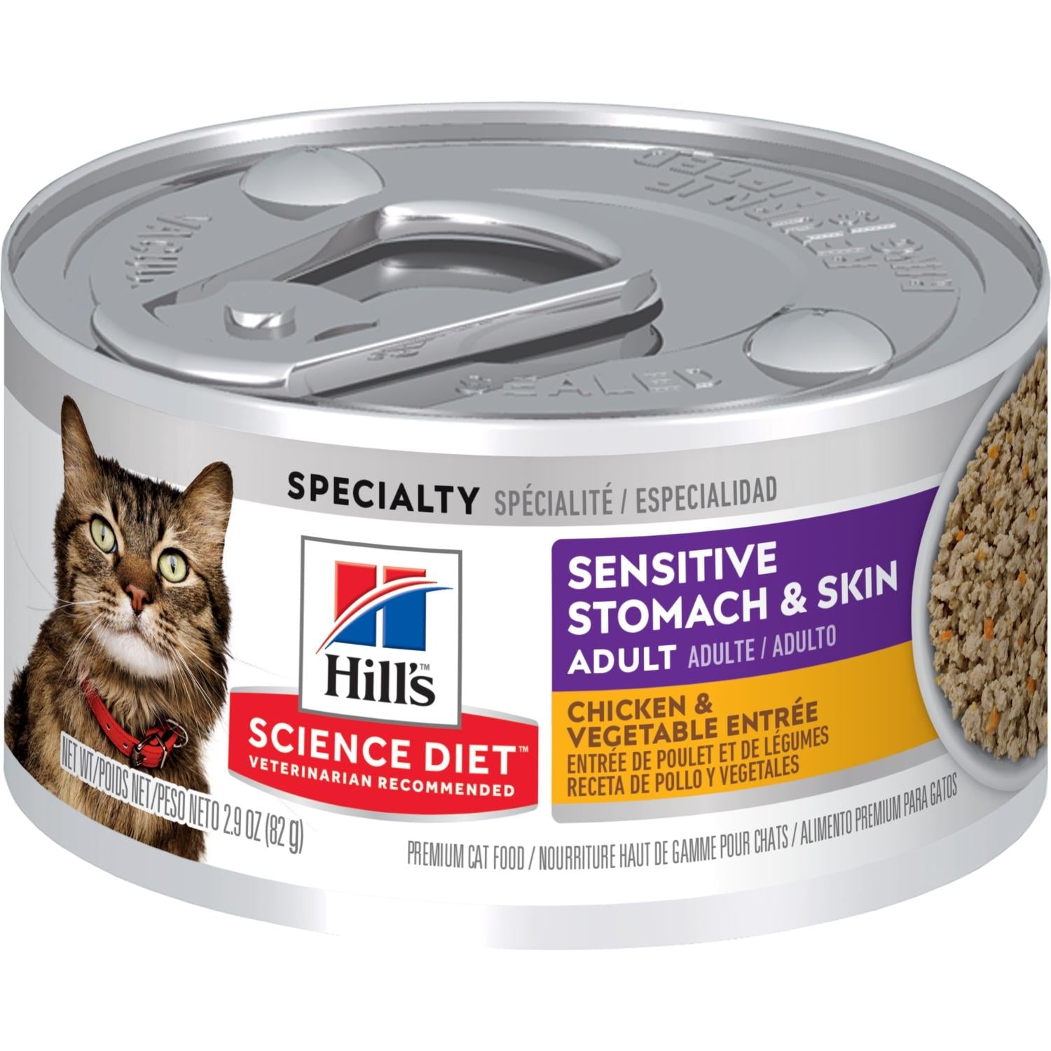 Hill's Tiernahrung, Hill's® Science Diet® Sensitive Stomach & Skin Huhn & Gemüse Entrée Katzenfutter