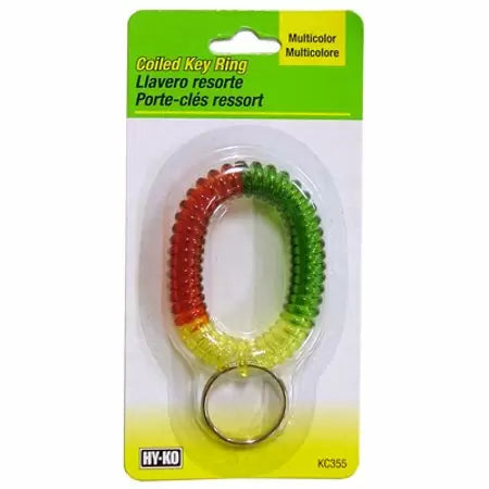 Hy-Ko, Hy-ko Products Unternehmen Farbe Gel Coiled Key Ring