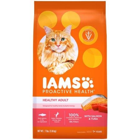 IAMS, Iams ProActive Health Original mit Lachs und Thunfisch Trockenfutter für Katzen