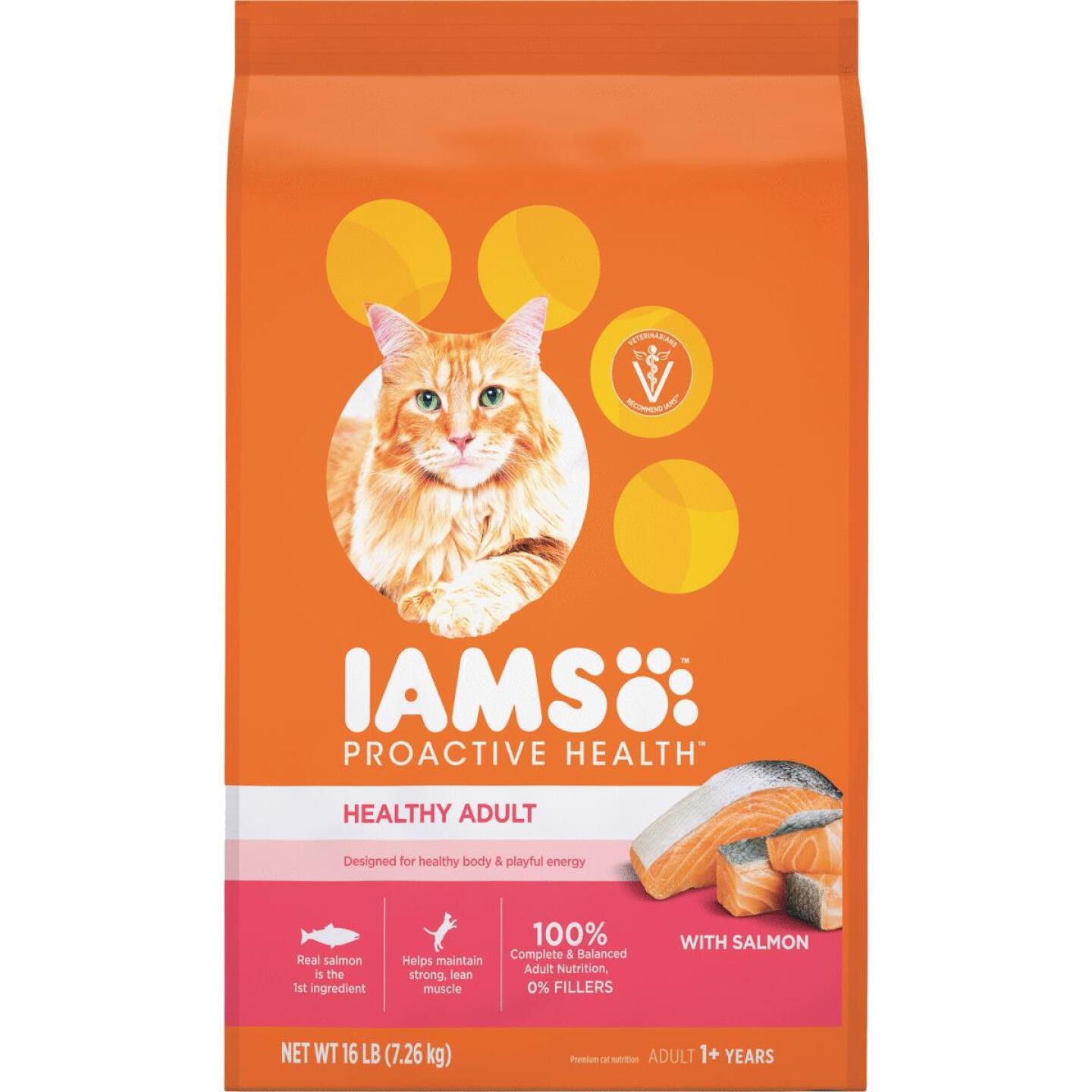 IAMS, Iams Proactive Health 16 Lb. Lachs & Thunfisch-Geschmack Katzenfutter für Erwachsene