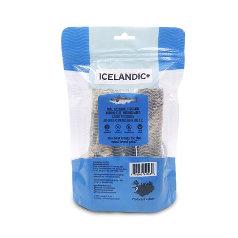 Isländisch+, Icelandic+ Hand Wrapped Cod Skin Short Chew Stick Dog Treats