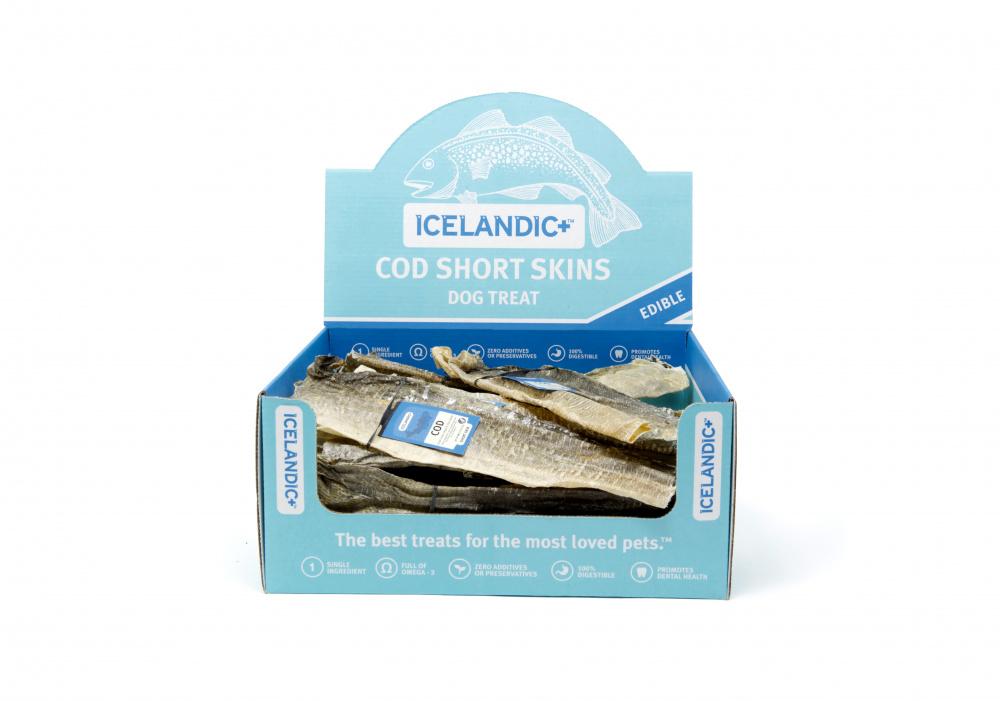 Isländisch+, Icelandic+ Kabeljau Short Skin Sticks Fisch Hundeleckerli