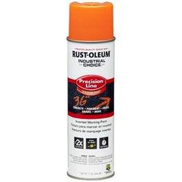 Rust-Oleum, Industrial Choice Precision Line Marking Sprühfarbe, fluoreszierendes Orange, 17-oz. umgedreht