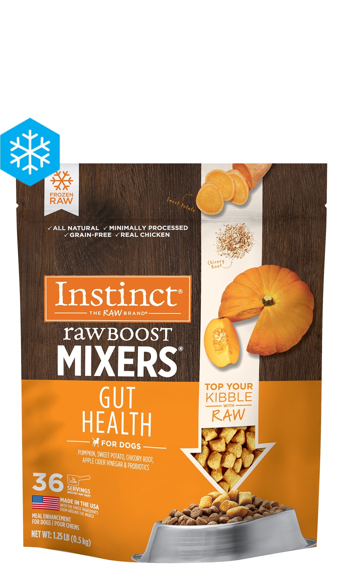 Instinkt, Instinct® Raw Boost Frozen Mixers® Darmgesundheitsrezeptur für Hunde