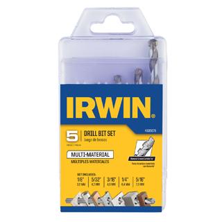Irwin, Irwin Multi-Material-Bohrer-Sets 5-teiliges Set