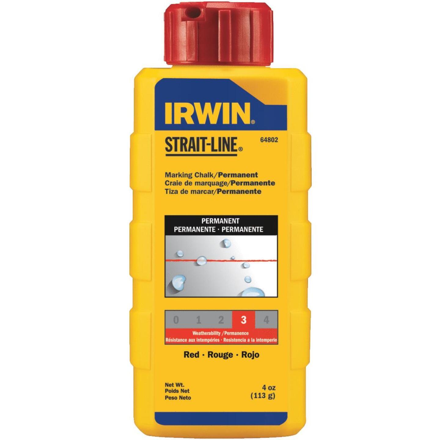 Irwin, Irwin STRAIT-LINE 4 Oz. Rote permanente Kreidestrichkreide