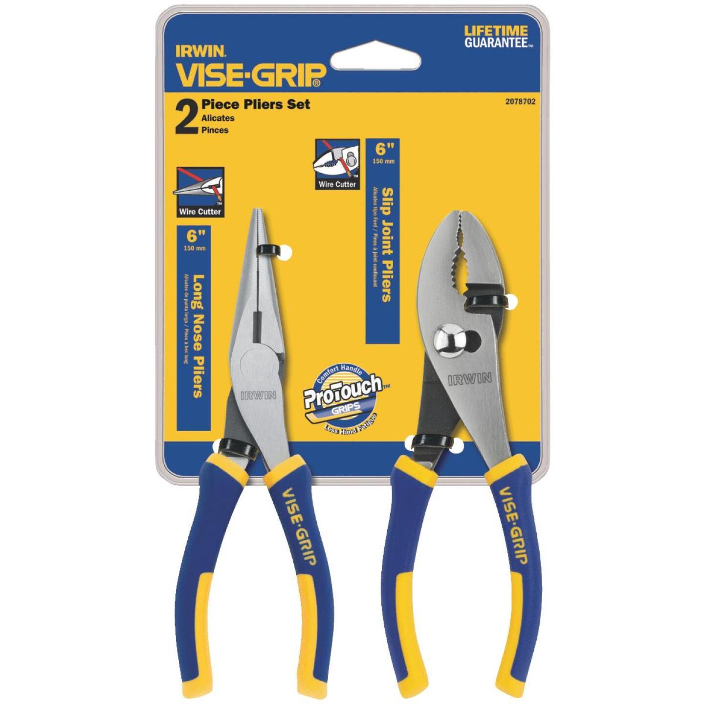 Irwin, Irwin Vise-Grip ProPlier 6 Zoll Slip Joint und 6 Zoll Long Nose Zangenset (2-tlg.)