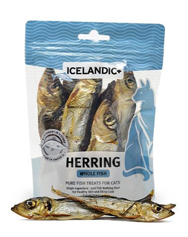 Isländisch+, Isländisch+ Hering Ganzer Fisch Katzenleckerli