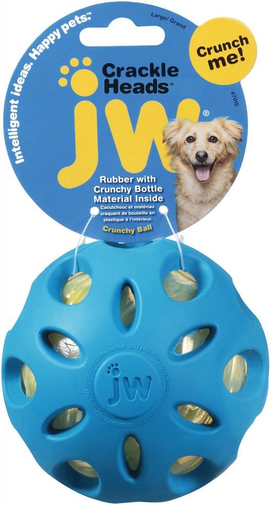 JW, JW Pet Crackle Heads Ball Hundespielzeug