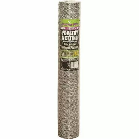 Jackson Draht, Jackson Draht 1 In. x 24 In. x 25 ft. Geflügel Netting 20 Gauge Hex Pack