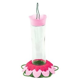 Der Natur auf der Spur, Kolibri-Futterspender, Glas, Pink Fuchsia, 5-Port