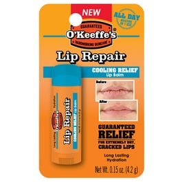 O'Keeffe's, Lip Repair Cooling Relief Lippenbalsam, .15-oz. Stick