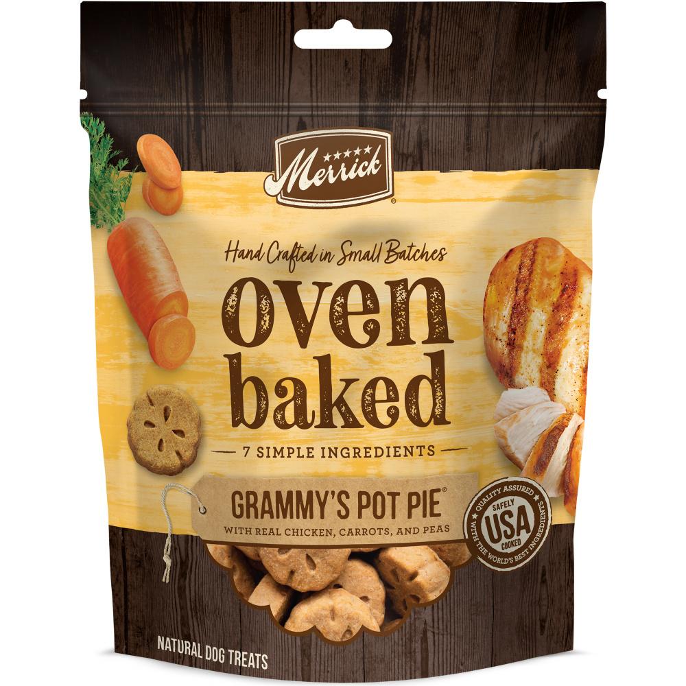 Merrick, Merrick Oven Baked Grammy's Pot Pie Huhn, Karotten & Erbsen Hund behandelt