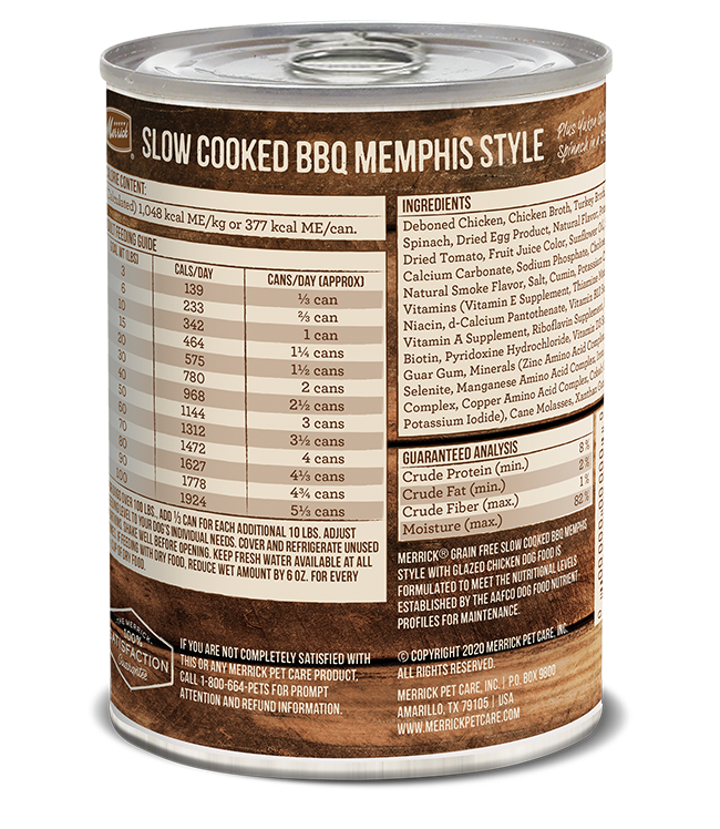 Merrick, Merrick Slow-Cooked BBQ Memphis Style mit glasiertem Huhn