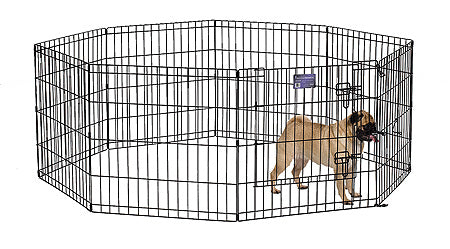 Mittelwesten, Midwest Black Contour Auslaufstall für Hunde