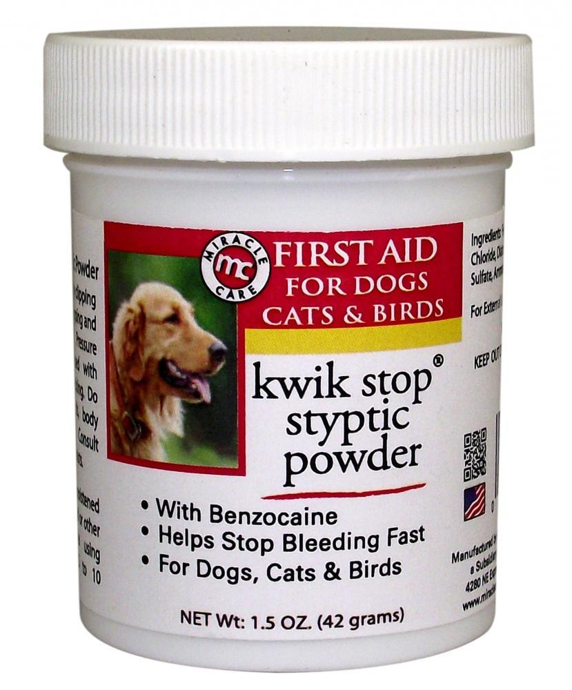 Miracle Pflege, Miracle Care Kwik Stop Alaunstift-Pulver für Hunde und Katzen