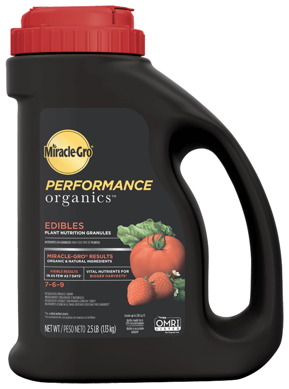 Miracle Gro, Miracle-Gro® Performance Organic® Edibles Pflanzennährstoff-Granulat