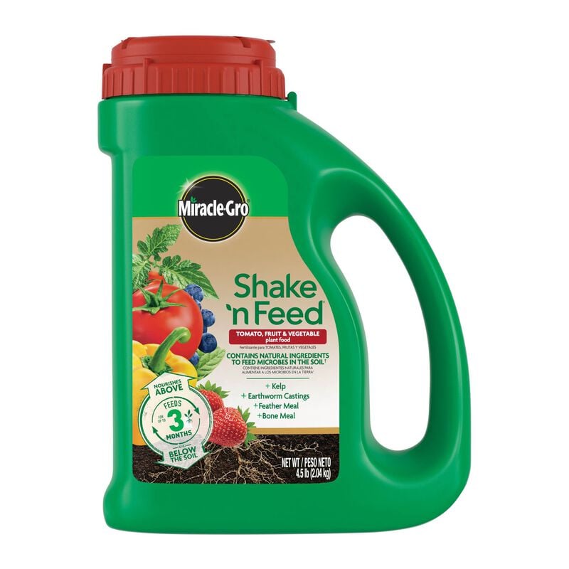 Miracle Gro, Miracle-Gro® Shake 'N Feed Tomaten-, Obst- & Gemüsepflanzennahrung 4,5 Lb.