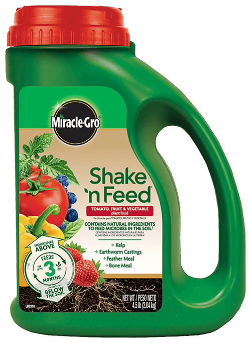 Miracle Gro, Miracle-Gro® Shake 'n Feed® Tomaten-, Obst- und Gemüsepflanzennahrung