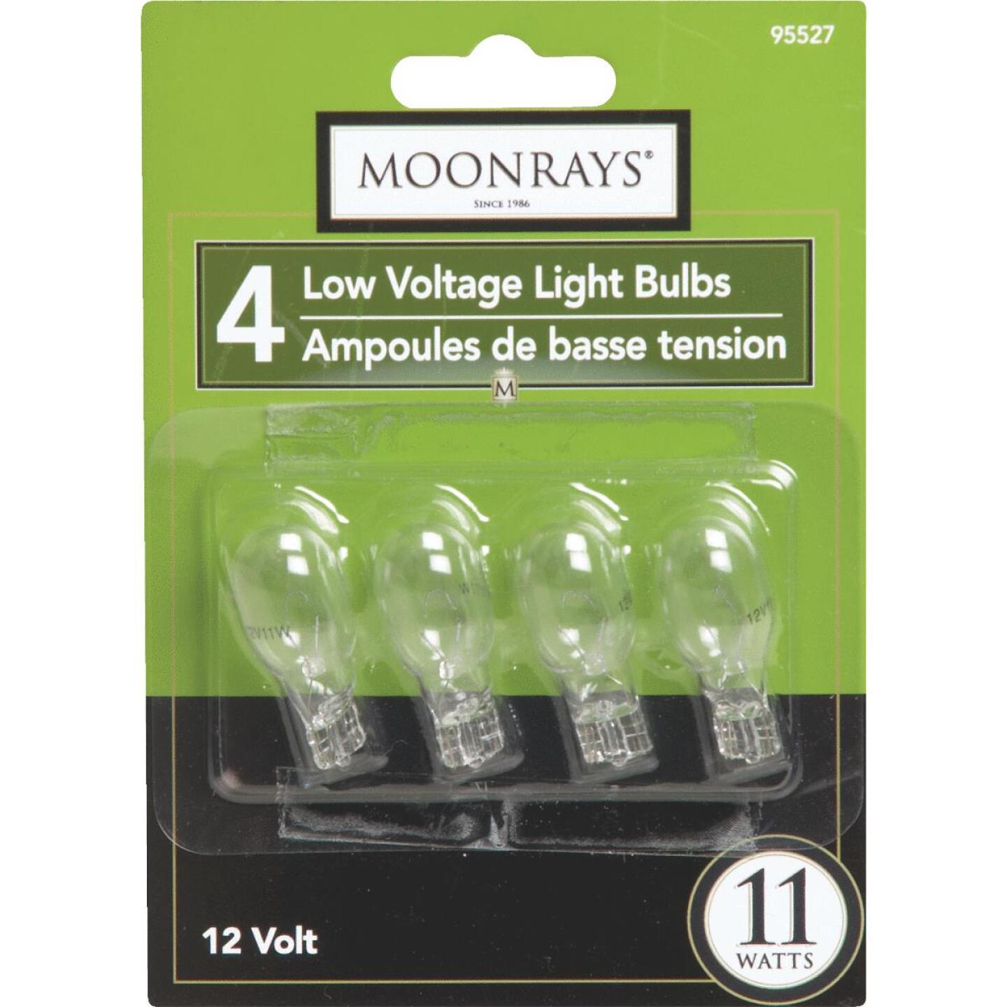 MOONRAYS, Moonrays 11W Clear T5 Wedge Base Landscape Low Voltage Glühbirne (4er-Pack)