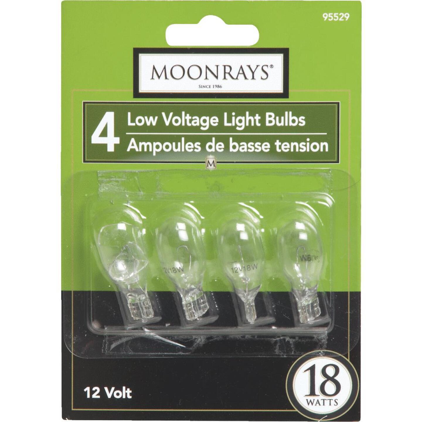 MOONRAYS, Moonrays 18W Clear T5 Wedge Base Landscape Niedervolt-Glühbirne (4er-Pack)