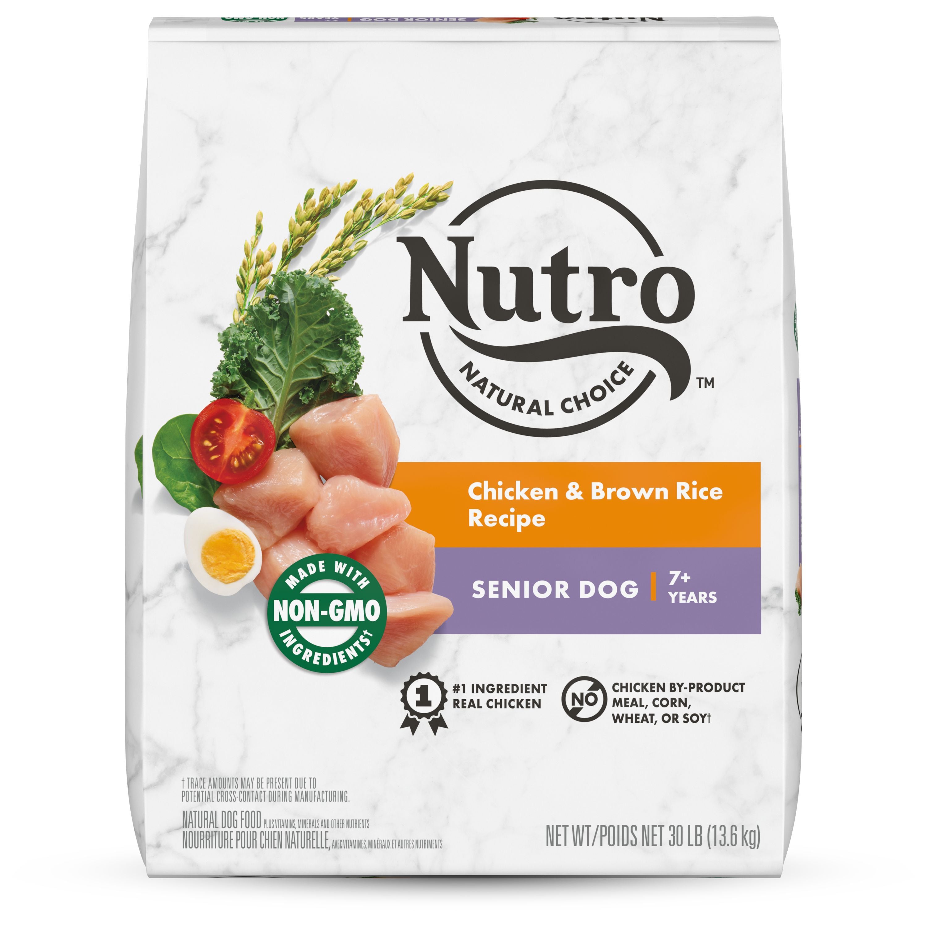 Nutro Natürliche Auslese, NUTRO NATURAL CHOICE™ Natürliches Hundetrockenfutter SENIOR CHICKEN & BROWN RICE RECIPE