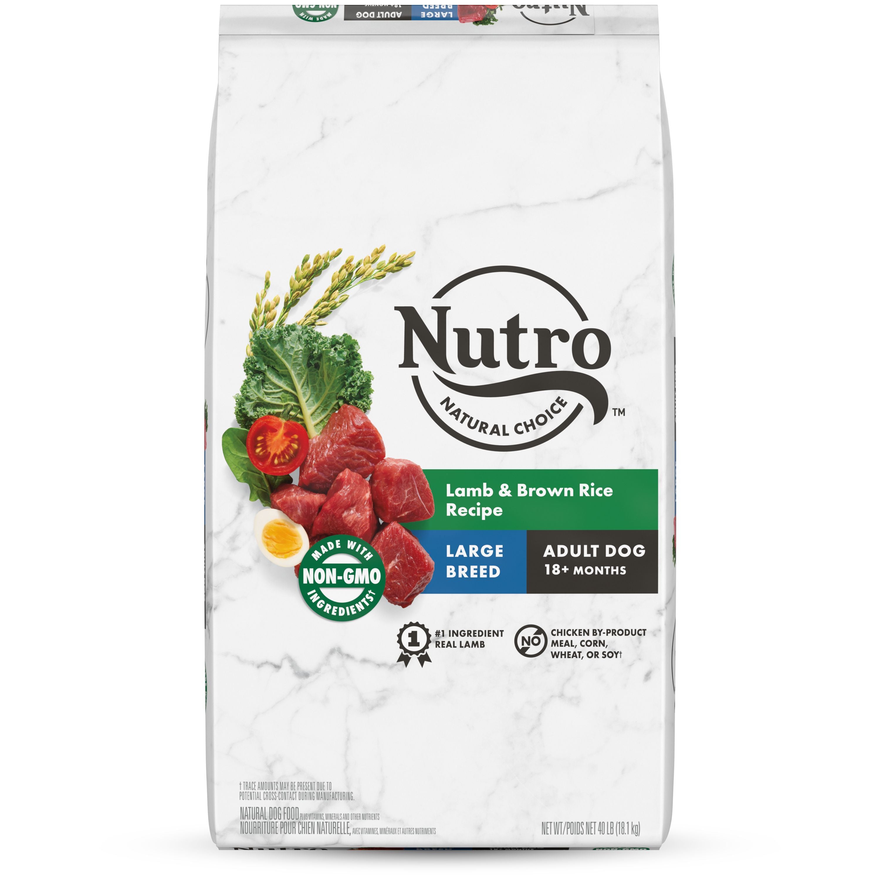 Nutro Natural Choice, NUTRO NATURAL CHOICE™ Natural Dry Dog Food ADULT LARGE BREED LAMB & BROWN RICE RECIPE 30 lb. bag