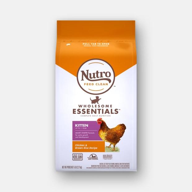 Nutro Natürliche Auslese, NUTRO WHOLESOME ESSENTIALS™ Natürliches Katzentrockenfutter KITTEN FORMEL MIT HÜHNCHEN & BROWN REIS REZEPT