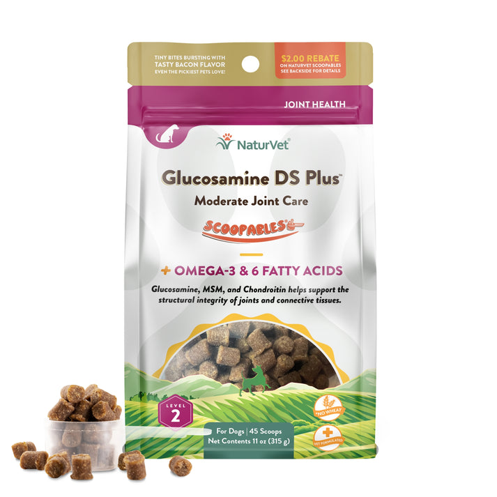 naturvet, NaturVet Scoopables Glucosamine DS Plus™ Moderate Gelenkpflege