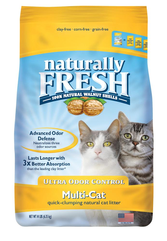 Natürlich frisch, Naturally Fresh Multi-Cat Ultra Odor Control Quick Clumping Katzenstreu